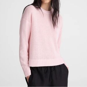 Madewell Light Pink Crew Neck Sweater